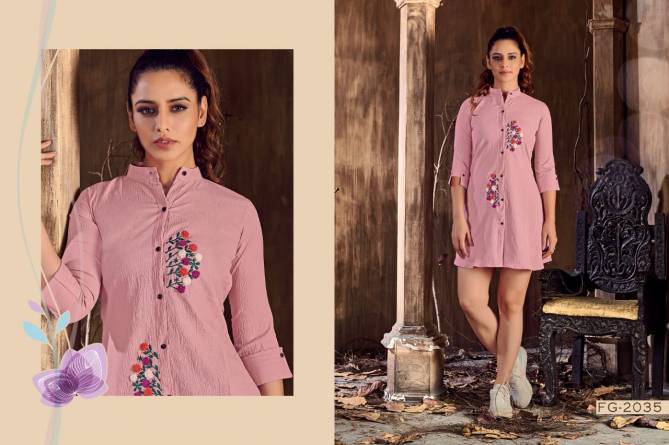 Fg Mystic 1 Fancy Ethnic Wear Western Ladies Top Latest Collection